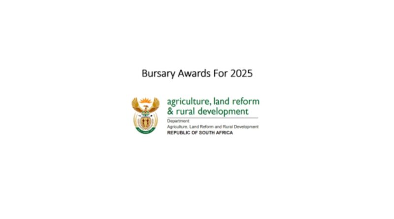 AGRICULTURE, LAND REFORM AND RURAL DEVELOPMENT BURSARY AWARDS FOR 2025